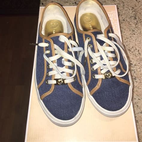 tenis michael kors original|Michael Kors denim sneakers.